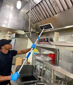 Cleaning Grease hood solution image