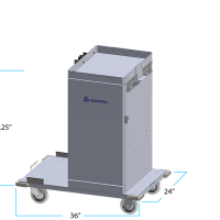 31001 Enterprise Cart with dimensions